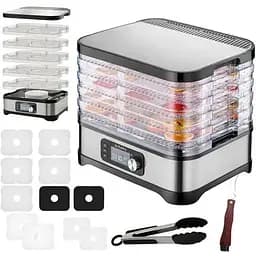 Дегідратор сушарка для фруктів та овочів RUHHY 25928 400 Вт 5 лотків