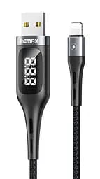 Кабель для iPhone 11 Xs Xr 8, 7 с LED-дисплеем Remax RC -096i Lightning