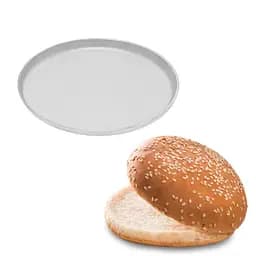 Форма алюмінієва для випічки булочки для гамбургера "Гамбургер" 14.4x1.2 см, Полімет 86498