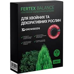 Добриво Plantin Fertex Balance для хвойних та декоративних рослин 250 г