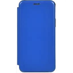 Чохол-накладка Toto Book Rounded Leather Case Apple iPhone 11 Pro Max Navy Blue - мініатюра 2