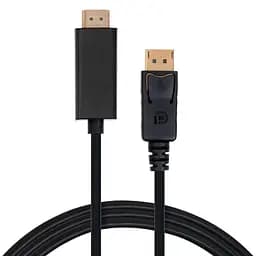 Кабель Vinga DisplayPort-HDMI V 2.1 1.8 м (VCPDP14HI211.8)