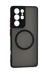 Магнітний чохол XON PhoneCase Magnetic для Samsung S21 Ultra (PCMB2121300B 9786) Чорний