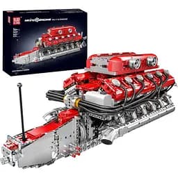 Конструктор Mould King Mking Двигатель и коробка передач Italian Supercar V12 (10169) [161052]