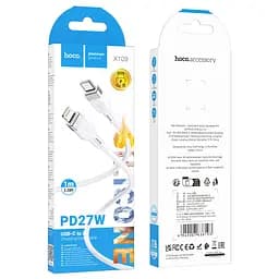 Кабель Hoco X109 Energy PD silicone charging data cable iP Білий - мініатюра 2