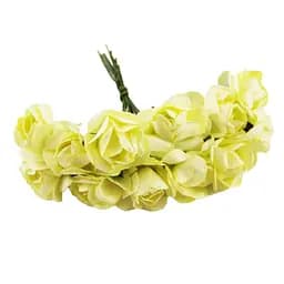 Декоративные розы для творчества Bambi KV-729 пучок 12 штук