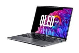 Ноутбук Acer Swift Go 14 SFG14-63 14 2.8K OLED, AMD R5-8645HS, 16GB, F512GB, UMA, Win11, сірий (NX.KTSEU.002) - мініатюра 4