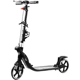 Самокат Best Scooter складаний 64х16х93-103 см Чорно-білий 000231310