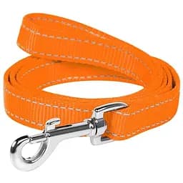 Поводок Dog Extreme из нейлона двойной (ширина 25мм, длина 122см) оранжевый