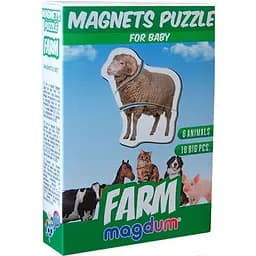 Магнітні пазли Magdum Ферма ML4031-19 EN