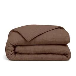 Комплект постільної білизни Cosas Caramel CS1 Євро муслін карамель (Muslin_013Caramel_El180x30-013Caramel_200) - мініатюра 5