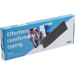 Клавіатура AOC KB120B USB UA Black (KB120B/97) - мініатюра 10