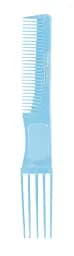 Гребінець-планка Titania з пластиковою ручкою, 18,8 см, синій (1802-6 син)