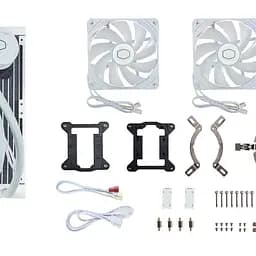 Система охолодження для комп’ютерного процесора Cooler Master MasterLiquid 240L Core MLWD24M-A18PZ-RW RGB/White - мініатюра 6