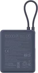 Портативна батарея Power Bank Xiaomi10000mAh 33W Integrated Cable BHR9341GL Blue - мініатюра 2