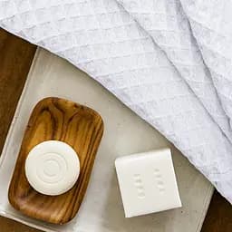 Рушник вафельний Cosas Snow Greek Waffle 35х75 см (Towel_01Snow_GreekWaffle_35x75) - мініатюра 4