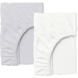 Набір простирадл на резинці Cosas WHITE/GREY 140х200х20 см (Set_White_Grey_140x200_2)