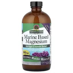 Магній на морській основі Nature's Answer 500 мг смак ванілі 480 мл