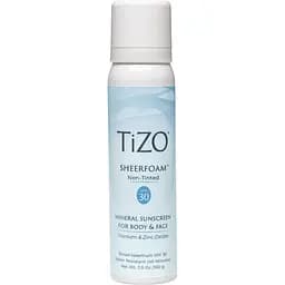 Пінка сонцезахисна для обличчя та тіла TiZO SheerFoam Body & Face Non-Tinted SPF 30, 100 г