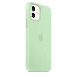 Чохол Silicone Case з MagSafe для Apple iPhone 12 / 12 Pro (Pistachio) ААА [57147] - мініатюра 2
