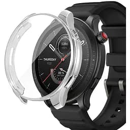 Защитный чехол Tamister для смарт-часов Amazfit GTR4 серебристый