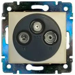 Розетка Brille Tv/Fm/Sat непроходная 2400МГц Валена (774336)