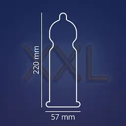 Презервативи латексні Contex Extra Large з силіконовою змазкою, збільшеного розміру, 3 шт. (3007310) - мініатюра 4