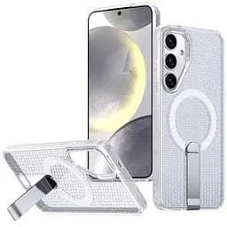 Чохол Epik TPU Breeze with MagSafe stand для Samsung Galaxy S26/S26 Pro Transparent