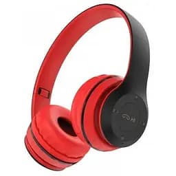 Наушники беспроводные накладные Borofone BO4 Charming rhyme wireless with mic красные