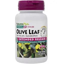 Оливковые листья медленного высвобождения Nature's Plus 30 таблеток
