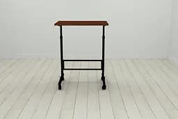 Стіл приставний Ferrum-decor Аміго 62x60x40 метал Чорний ДСП Венге 16мм (FRD-105398)