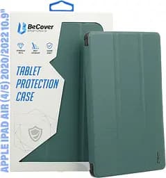 Чохол-книжка BeCover Tri Fold Soft TPU Silicone для Apple iPad Air 4/5 2020/2022 10.9" Dark Green (711130) - мініатюра 2
