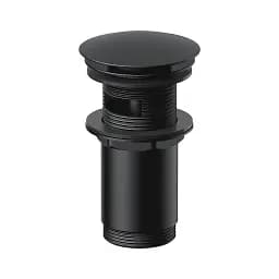 Донный клапан Cersanit S951-701 Click clack для умывальников с переливом Черный 30412