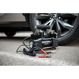 Автокомпресор Poputchik 85 л/хв автостоп з цифровим манометром 10 АТМ/150PSI - мініатюра 2