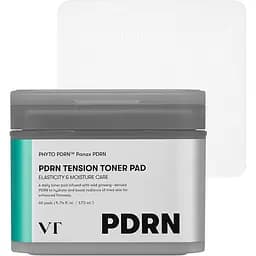Тонер-пады из PDRN для упругости и глубокого увлажнения кожи VT Cosmetics 170 мл/60 шт.