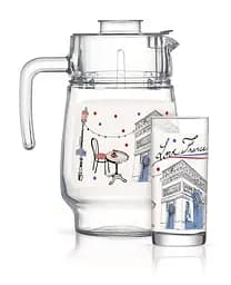 Набір для напоїв Luminarc Love France Blue, 7 предметів (6660187)