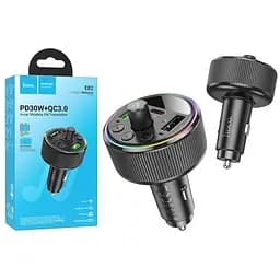 FM модулятор Hoco E82 PD30W+QC3.0
