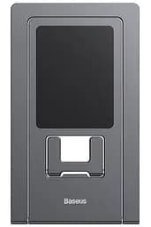 Підставка для телефону Baseus Foldable Metal gray - мініатюра 2