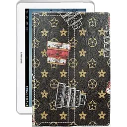 Чохол StatusCASE з екошкіри для планшету Samsung Galaxy Tab 2 10.1 3G (P5100) Луі-Вітон-коричневий