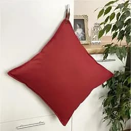 Декоративна наволочка Прованс 45х45 см бордова (21385)