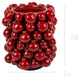 Ваза Lefard Гранати коричневі 20х20х26 см (626-008) - мініатюра 2