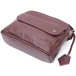 Шкіряна жіноча сумка Grande Pelle 23х17х7 см sum0023597 - мініатюра 3