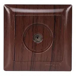 Розетка TV Primera темная вишня под дерево 3909 (LUXEL)