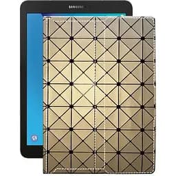 Чехол StatusCASE из экокожи для планшета Samsung Galaxy Tab S3 (T827) Золотой ромб
