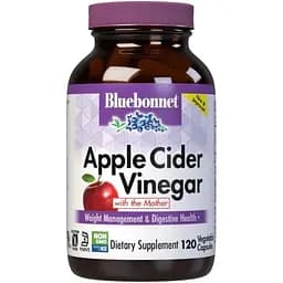 Натуральная добавка Bluebonnet Nutrition Apple Cider Vinegar, 120 вегакапсул