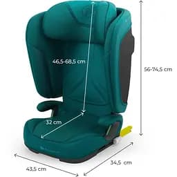Автокрісло Kinderkraft Unity 2 i-Size Green (KCUNIT02GRE0000) - мініатюра 7