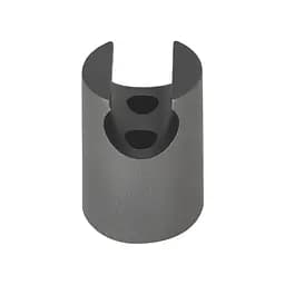 Тримач для ручного душу Qtap Spojeni округлий QT829910842854GRP Graphite Графит - мініатюра 2