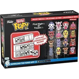 Набір фігурок Bitty Pop 5 ночей с Фредді Фредді пак Five Nights at Freddy's Freddy 4 Pack 3 см F FNF 4P1 - мініатюра 2