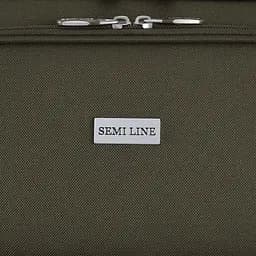 Валіза Semi Line 24 дюйми (M) T5966-3, 2 прихованих колеса, хакі