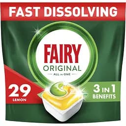 Капсули для посудомийних машин Fairy Original Все-в-1 29 шт.